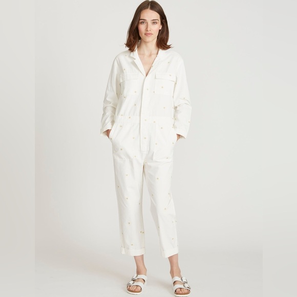 New Women’s Driftwood Carly Jumpsuit - White Dizzy Daisy!!🔥🔥🔥
